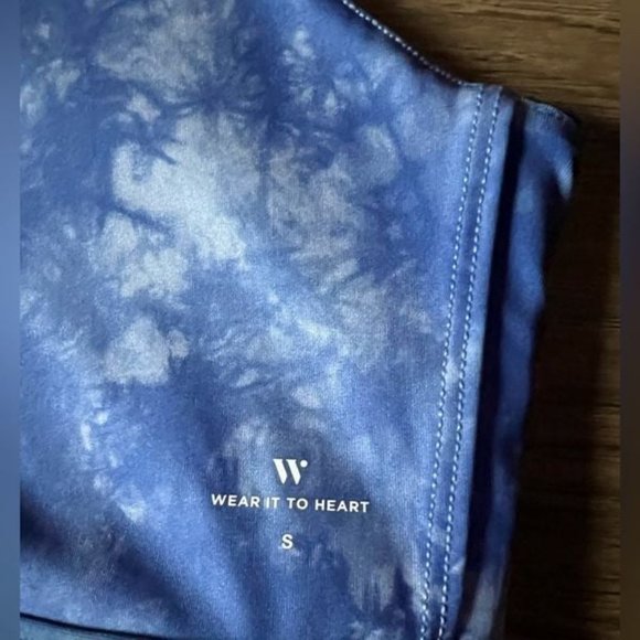 wear it to heart reversible blue legging and sport bra Sets size S - Picture 6 of 6
